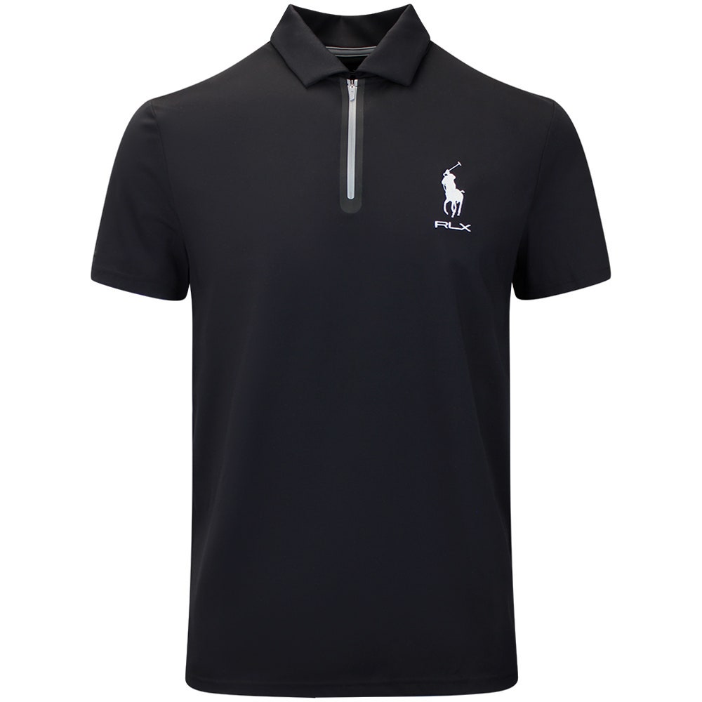 RLX Golf Shirt - RL Tour Pro Logo Kinetic QZ - Black SS26