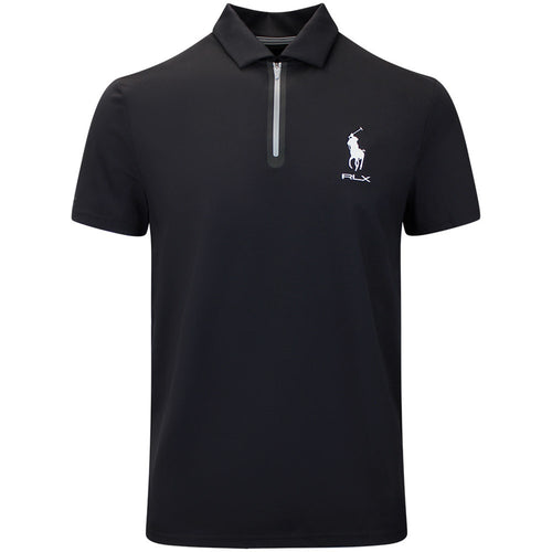 RLX Golf Shirt - RL Tour Pro Logo Kinetic QZ - Black SS26