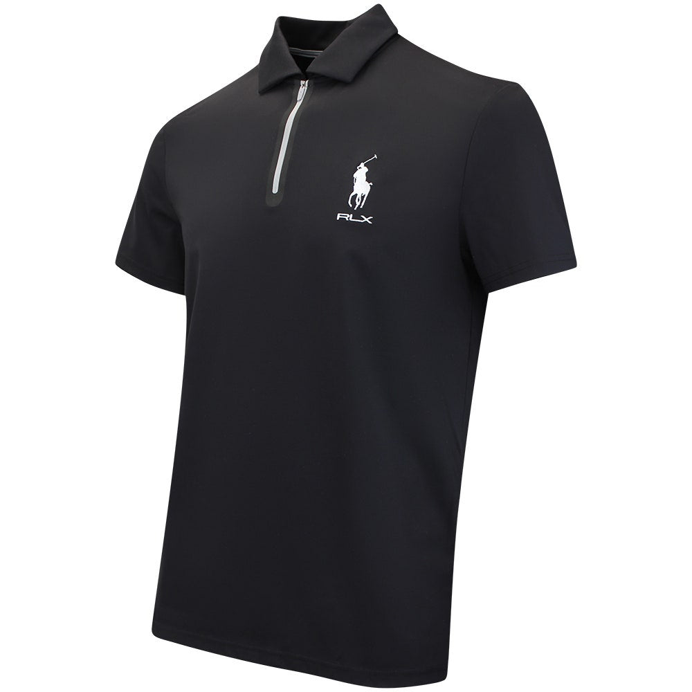 RLX Golf Shirt - RL Tour Pro Logo Kinetic QZ - Black SS26