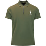 RLX Golf Shirt - RL Tour Pro Logo Kinetic QZ - Ranger Green AW26