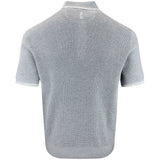 RLX Golf Shirt - RL Tour Pro Logo Knitted Polo - Grey Heather AW26