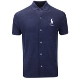 RLX Golf Shirt - RL Tour Pro Logo Knitted Polo - Refined Navy FA25