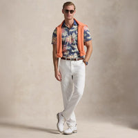 RLX Golf Shirt - RL Tour Pro Logo Palm Floral - Old Royal SS26
