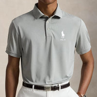 RLX Golf Shirt - RL Tour Pro Logo Polo - Andover Heather AW26