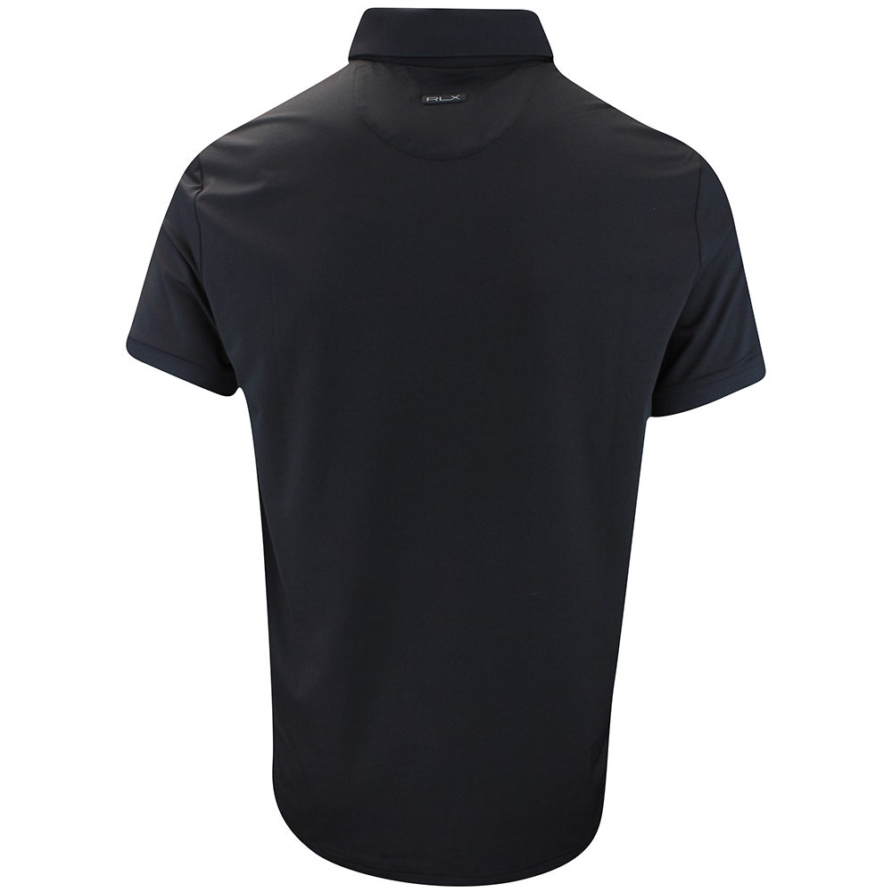 RLX Golf Shirt - RL Tour Pro Logo Polo - Black - Fuchsia AW26