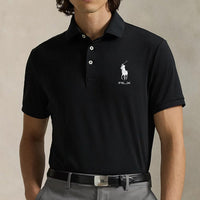 RLX Golf Shirt - RL Tour Pro Logo Polo - Black - White SS26