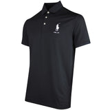 RLX Golf Shirt - RL Tour Pro Logo Polo - Black - White SS26
