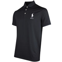 RLX Golf Shirt - RL Tour Pro Logo Polo - Black - White SS26
