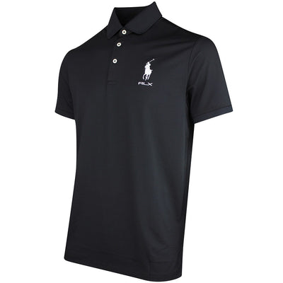 RLX Golf Shirt - RL Tour Pro Logo Polo - Black - White SS26
