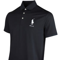 RLX Golf Shirt - RL Tour Pro Logo Polo - Black - White SS26