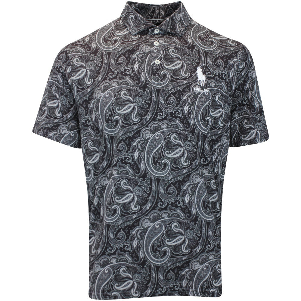 RLX Golf Shirt - RL Tour Pro Logo Polo CF - Paisley Print FA25