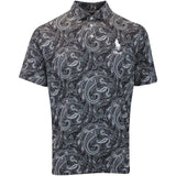 RLX Golf Shirt - RL Tour Pro Logo Polo CF - Paisley Print FA25