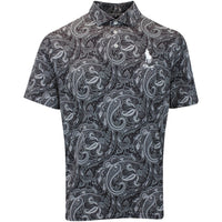 RLX Golf Shirt - RL Tour Pro Logo Polo CF - Paisley Print FA25