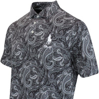 RLX Golf Shirt - RL Tour Pro Logo Polo CF - Paisley Print FA25
