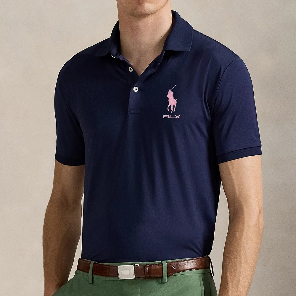 RLX Golf Shirt - RL Tour Pro Logo Polo - Navy - Carmel SS26