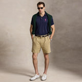 RLX Golf Shirt - RL Tour Pro Logo Polo - Navy - Fuchsia AW26