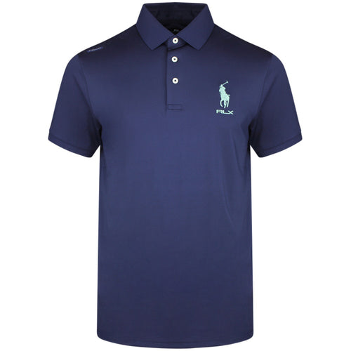 RLX Golf Shirt - RL Tour Pro Logo Polo - Navy - O. Green SS26