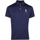 RLX Golf Shirt - RL Tour Pro Logo Polo - Navy - White AW26