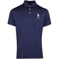 RLX Golf Shirt - RL Tour Pro Logo Polo - Navy - White AW26