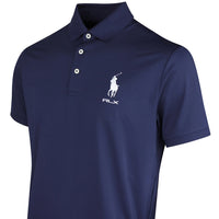 RLX Golf Shirt - RL Tour Pro Logo Polo - Navy - White AW26