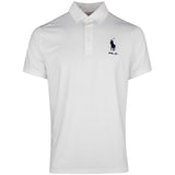RLX Golf Shirt - RL Tour Pro Logo Polo - White - Navy SS26