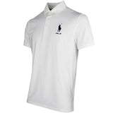 RLX Golf Shirt - RL Tour Pro Logo Polo - White - Navy SS26