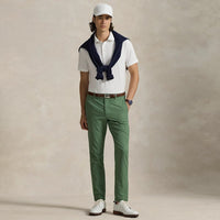 RLX Golf Shirt - RL Tour Pro Logo Polo - White - O. Green SS26