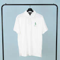 RLX Golf Shirt - RL Tour Pro Logo Polo - White - O. Green SS26