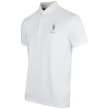 RLX Golf Shirt - RL Tour Pro Logo Polo - White - O. Green SS26