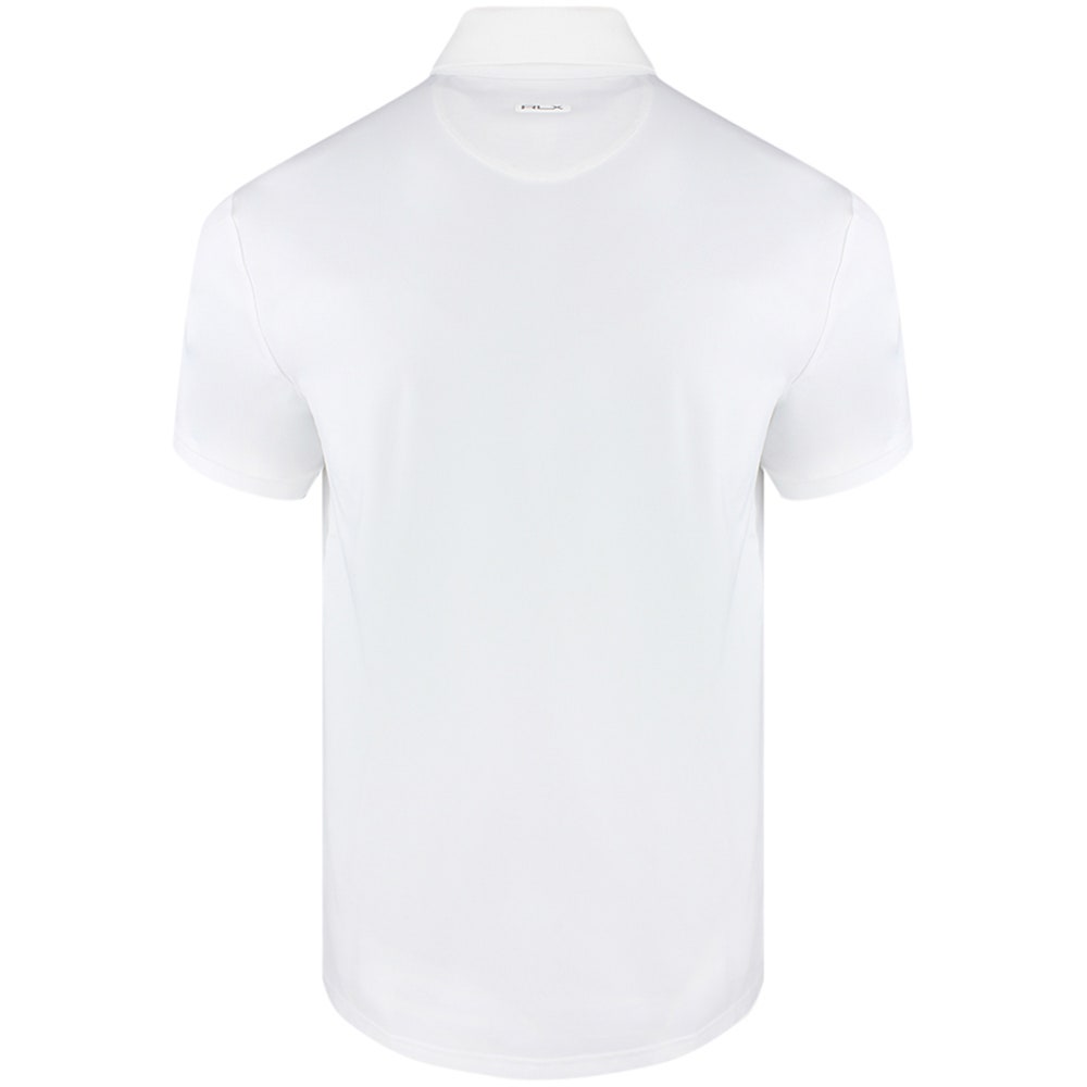 RLX Golf Shirt - RL Tour Pro Logo Polo - White - O. Green SS26