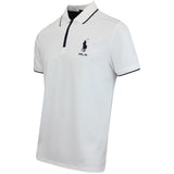 RLX Golf Shirt - RL Tour Pro Logo QZ Pique - Ceramic White SS25