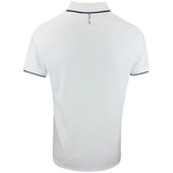 RLX Golf Shirt - RL Tour Pro Logo QZ Pique - Ceramic White SS25