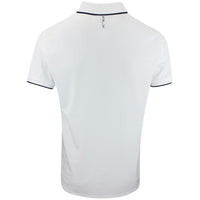 RLX Golf Shirt - RL Tour Pro Logo QZ Pique - Ceramic White SS25