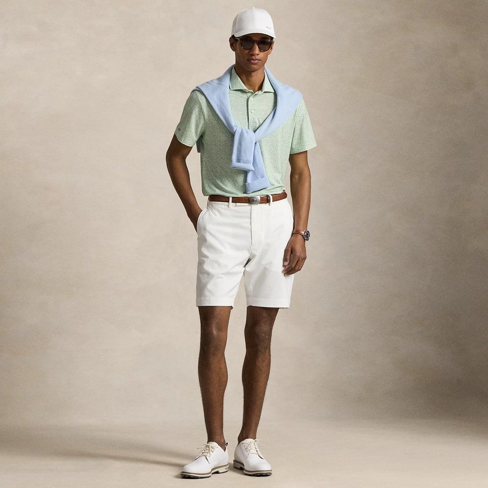 RLX Golf Shirt - RL Tour Pro Logo Savannah Vine - Outback Green SS26