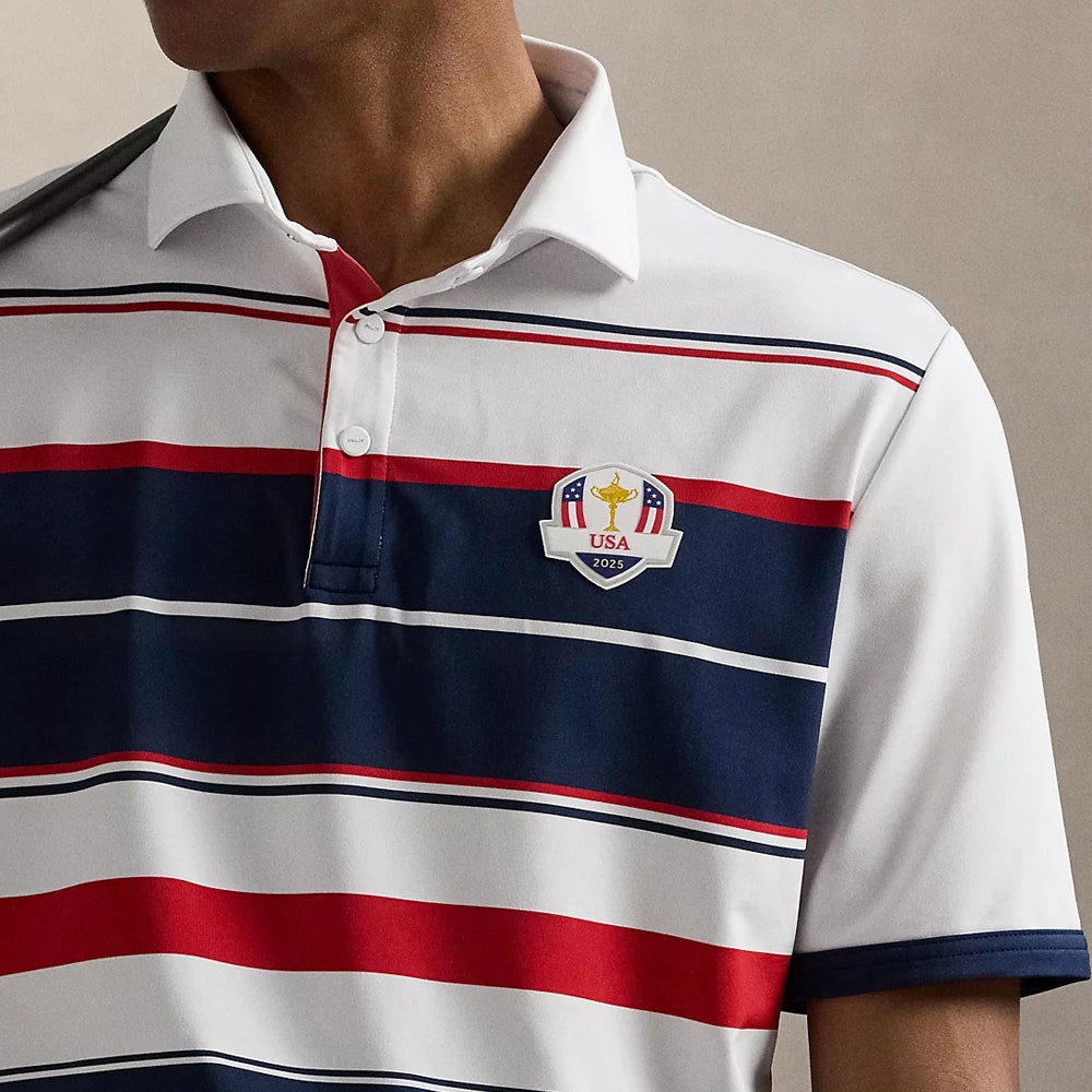 RLX Golf Shirt - Ryder Cup Colour Block Polo - Team USA 2025