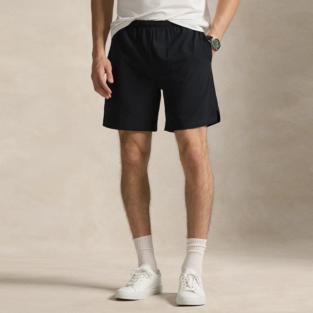 RLX Golf Shorts - Woven Athletic Short - POLO Black SS26