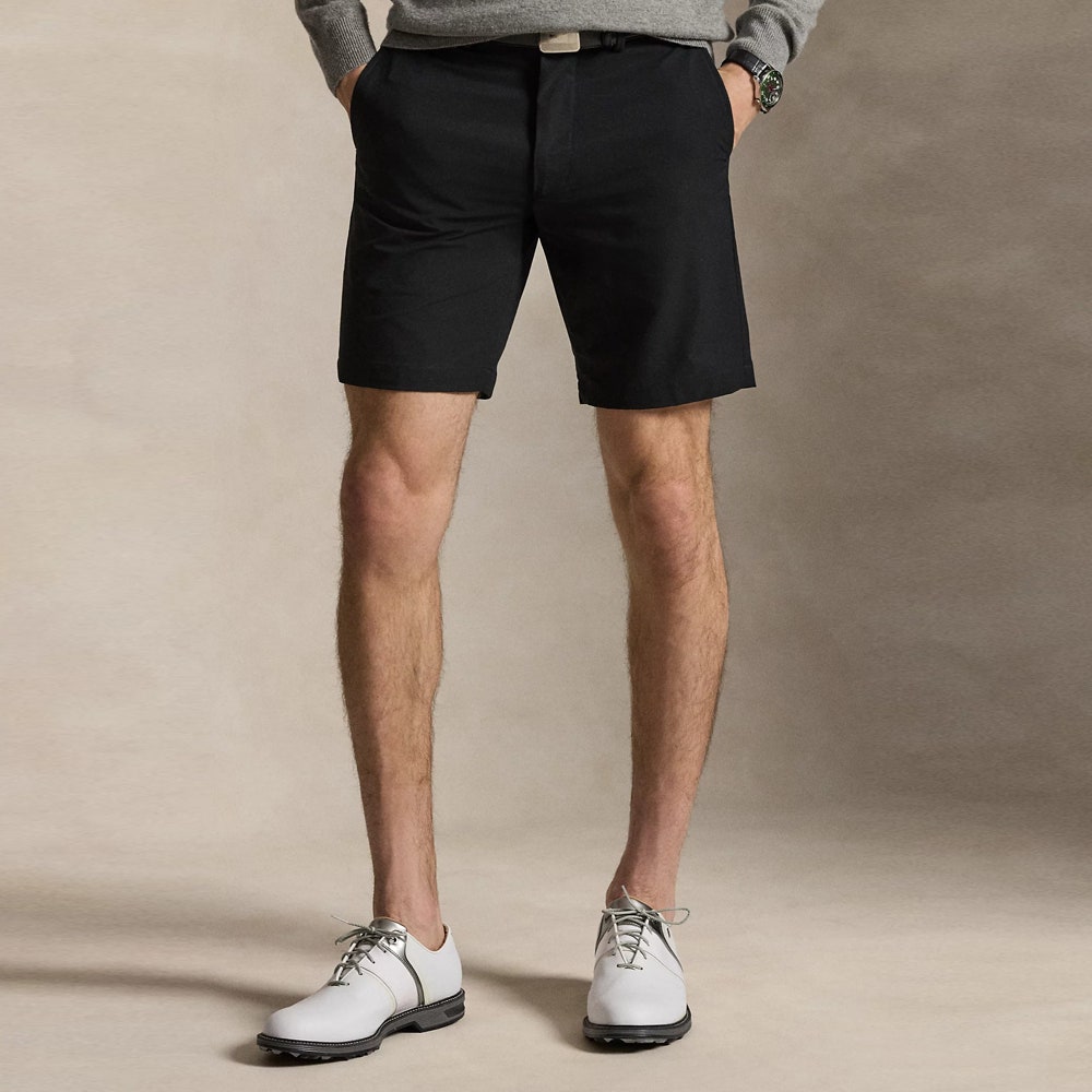 RLX Golf Shorts - Woven Straight Short - POLO Black SS26