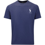 RLX Golf T-Shirt - RL Tour Pro Logo Jersey Tee - Spring Navy Hthr SS26