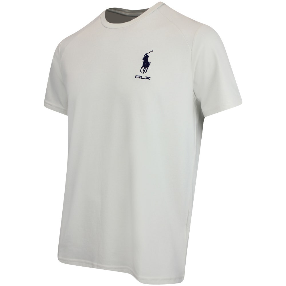 RLX Golf T-Shirt - RL Tour Pro Logo Jersey Tee - Stone Pebble FA25