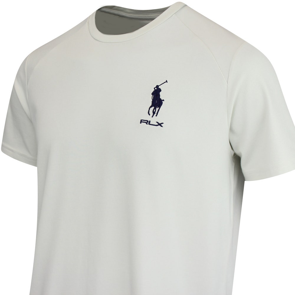 RLX Golf T-Shirt - RL Tour Pro Logo Jersey Tee - Stone Pebble FA25