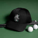 The Poser Club Golf Cap - TPC Argyle Tech Snapback - Black '26