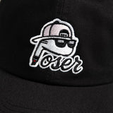 The Poser Club Golf Cap - TPC Jigger Argyle Dad Hat - Black '26