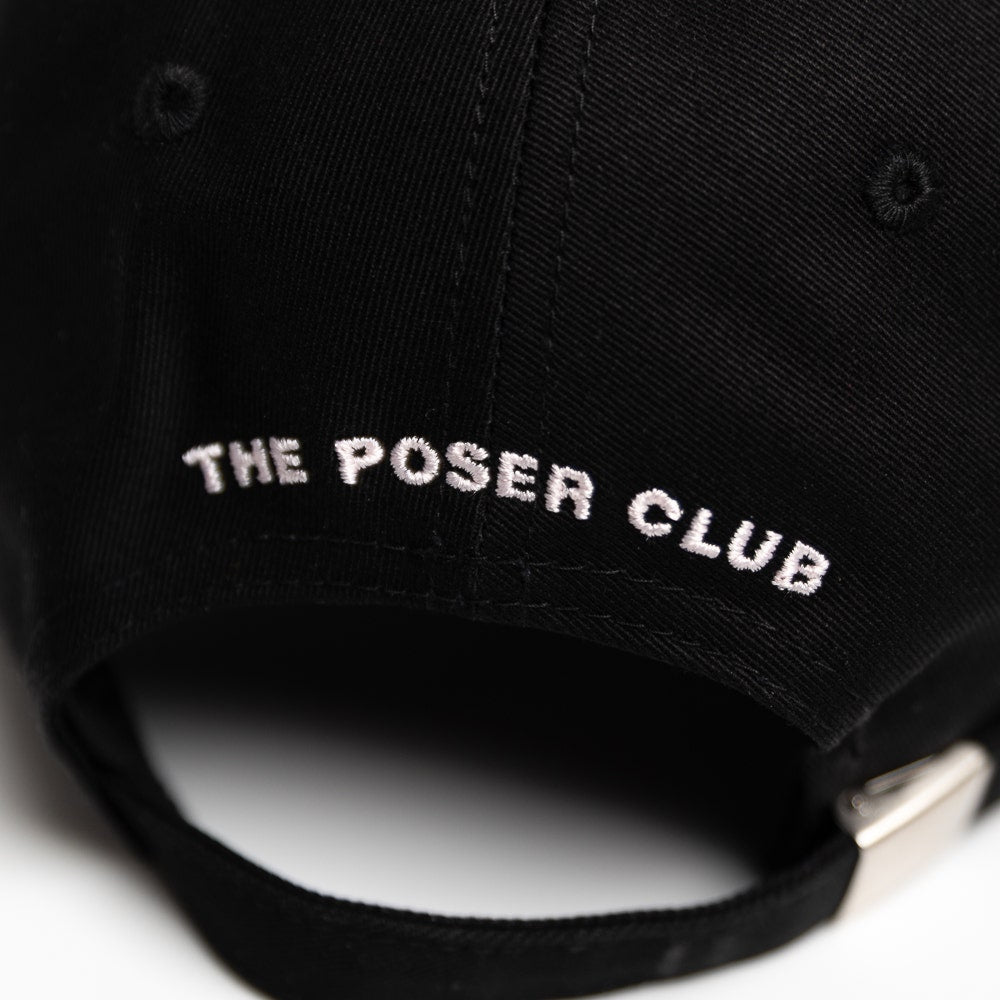 The Poser Club Golf Cap - TPC Jigger Argyle Dad Hat - Black '26