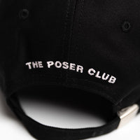 The Poser Club Golf Cap - TPC Jigger Argyle Dad Hat - Black '26