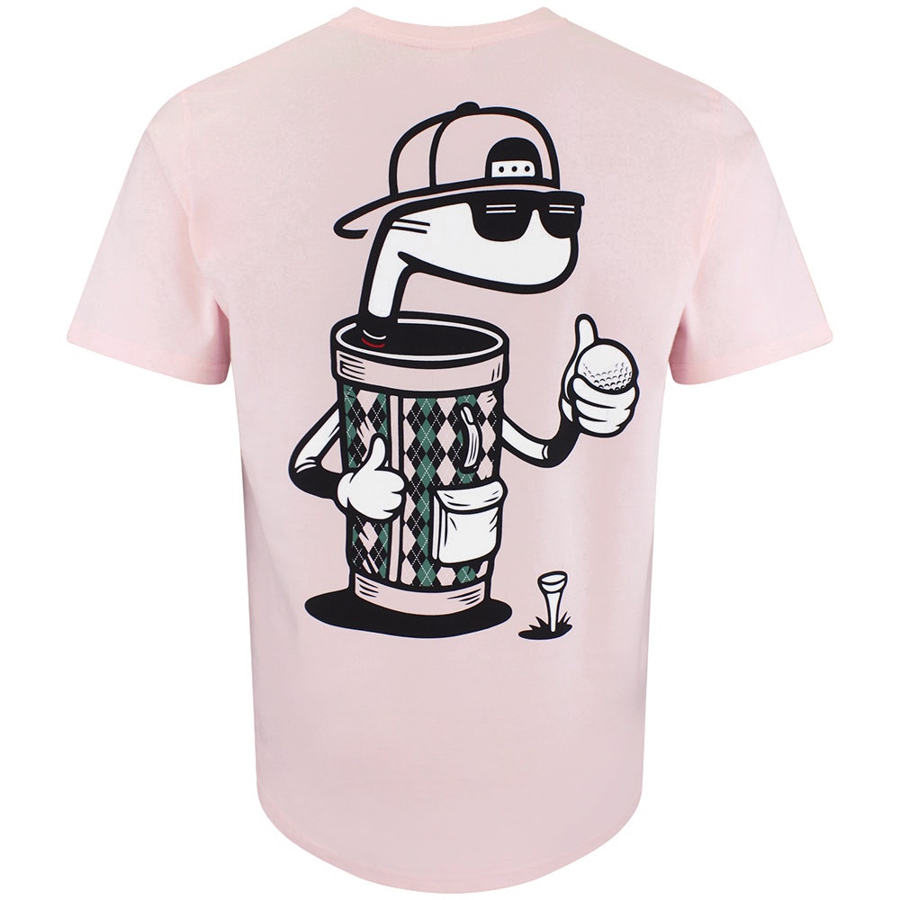The Poser Club T-Shirt - TPC Jigger Argyle Course Tee - Pink '26