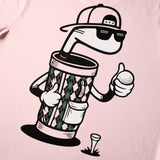 The Poser Club T-Shirt - TPC Jigger Argyle Course Tee - Pink '26
