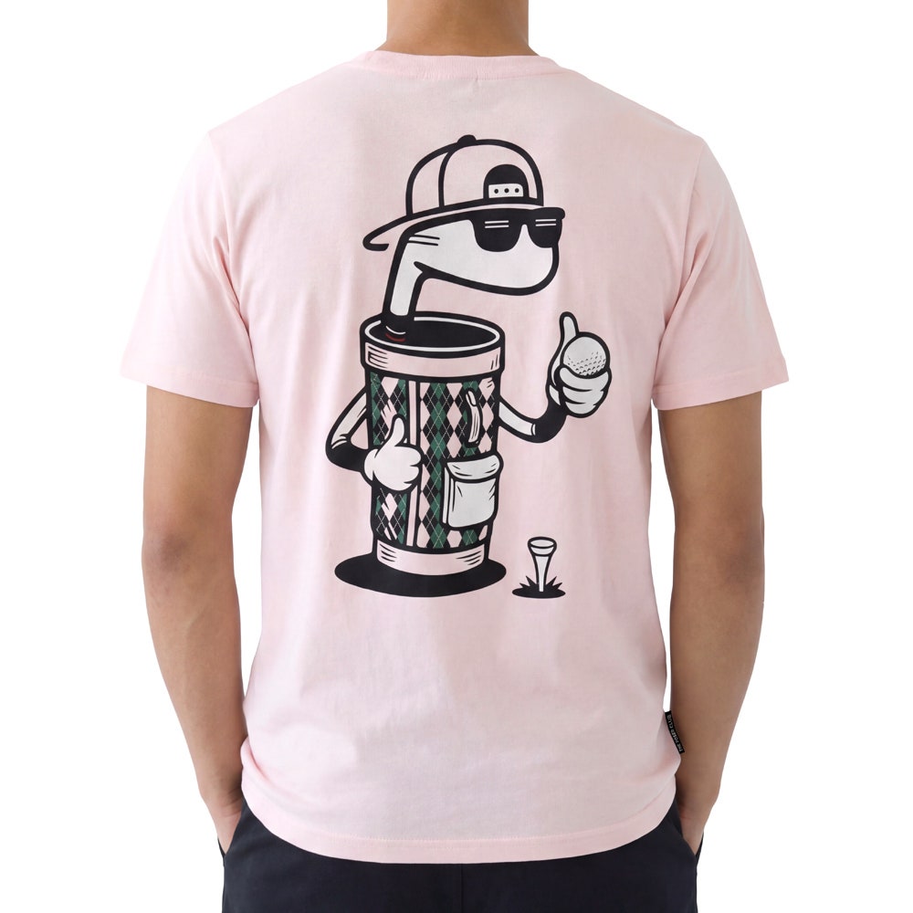 The Poser Club T-Shirt - TPC Jigger Argyle Course Tee - Pink '26