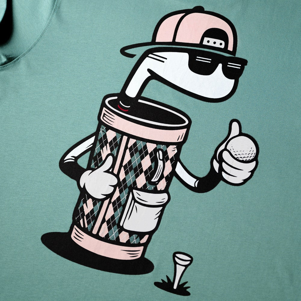 The Poser Club T-Shirt - TPC Jigger Argyle Course Tee - Eucalyptus '26