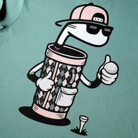 The Poser Club T-Shirt - TPC Jigger Argyle Course Tee - Eucalyptus '26