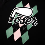 The Poser Club T-Shirt - TPC Members Argyle Tee - Black '26